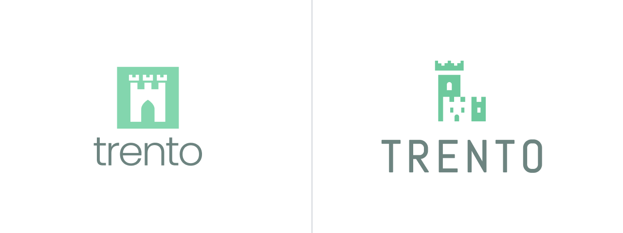 Trento Logo Old and New