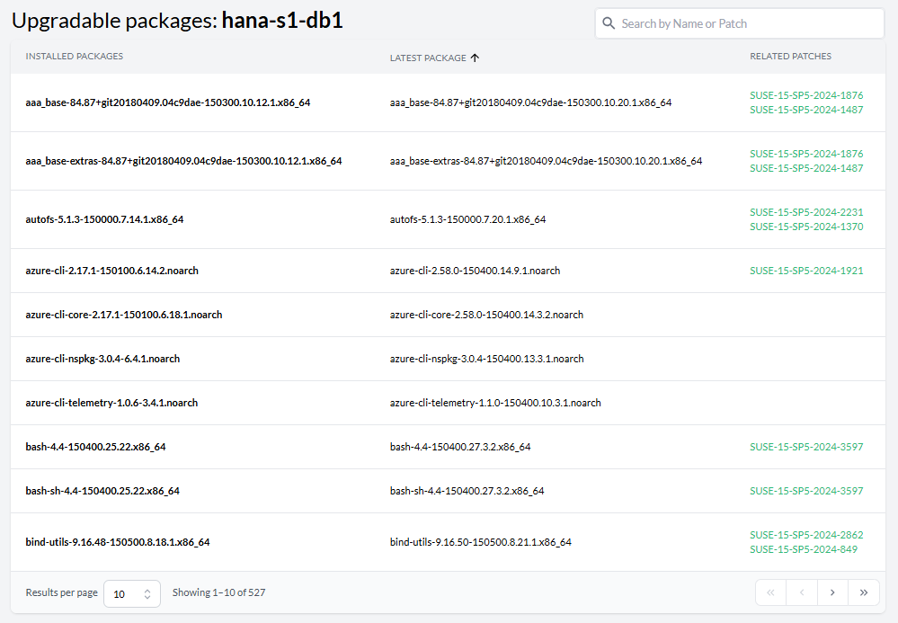 trento-upgradable-packages-overview