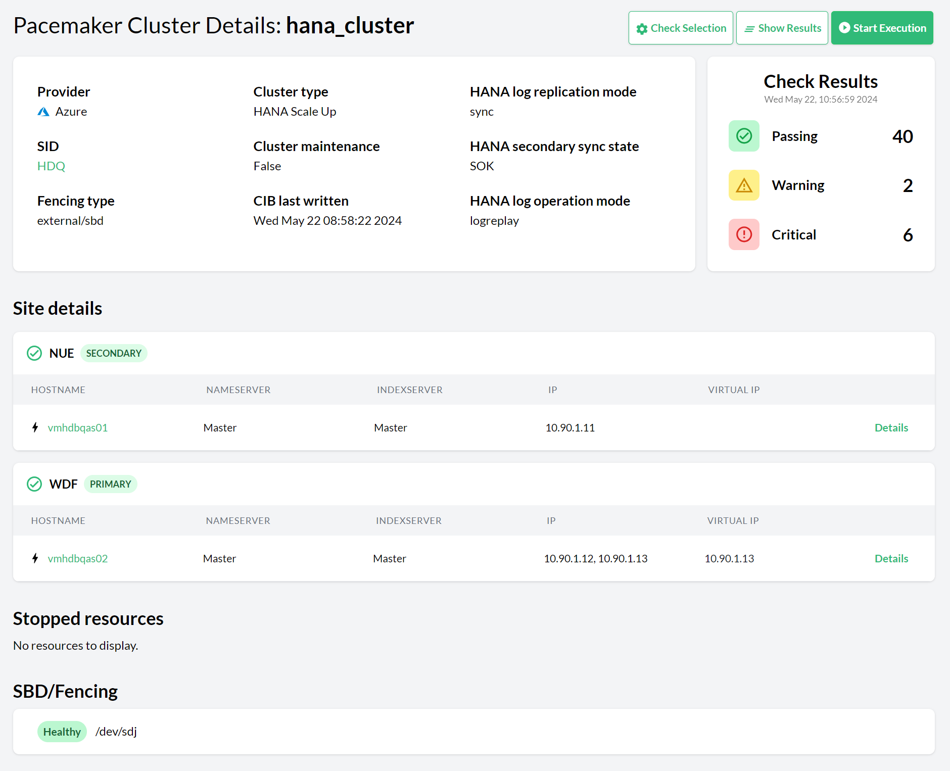 trento-web-pacemaker-cluster-details-view
