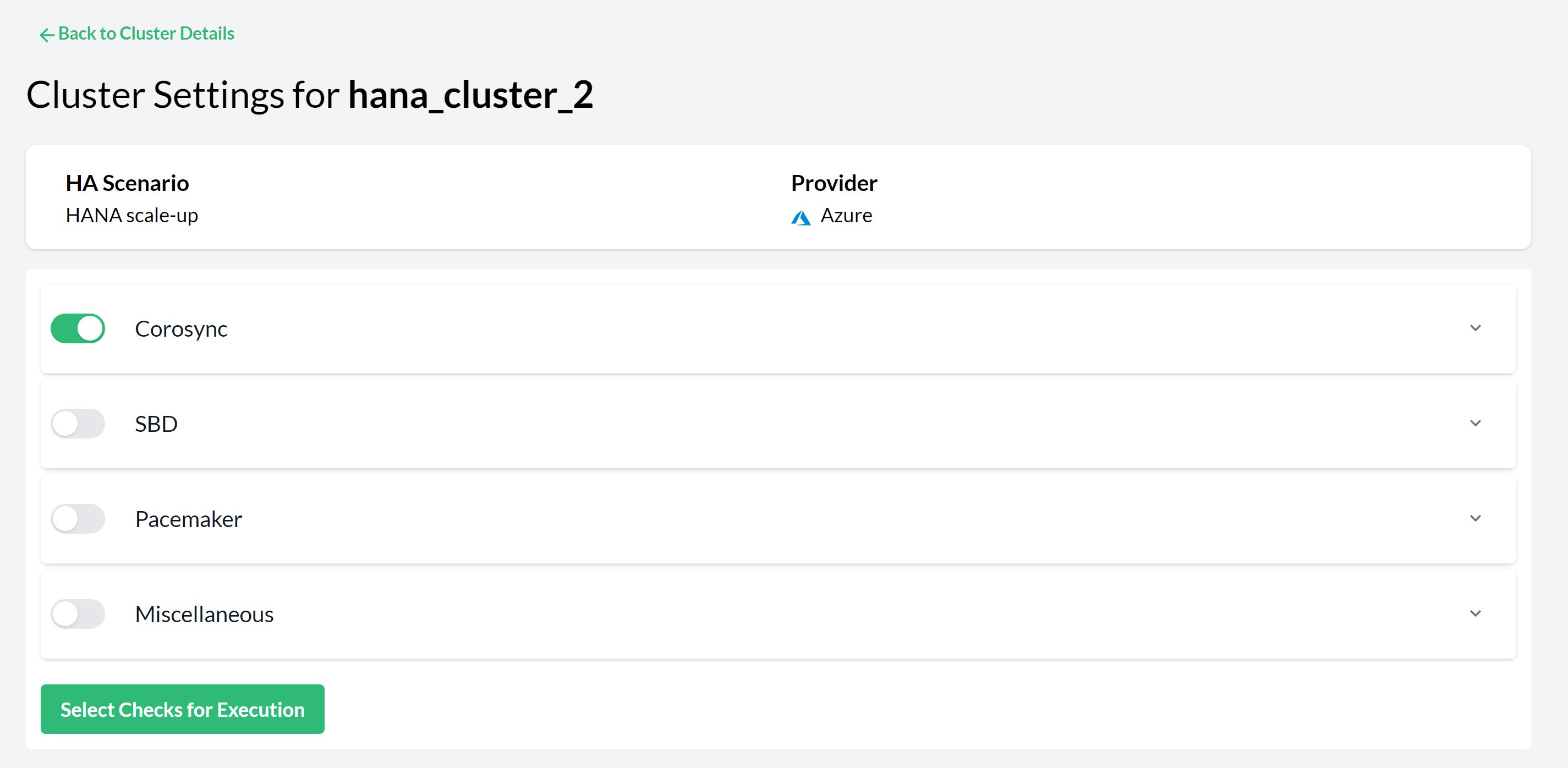 trento-web-pacemaker-clustersettings-checks